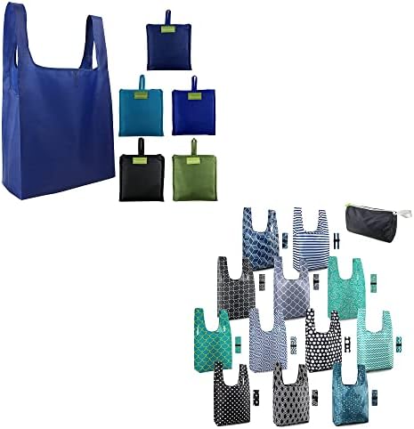 Намирници за намирници за еднократна употреба на торбички за еднократна употреба 17 пакувања 50 bs преклопливи модни кеси