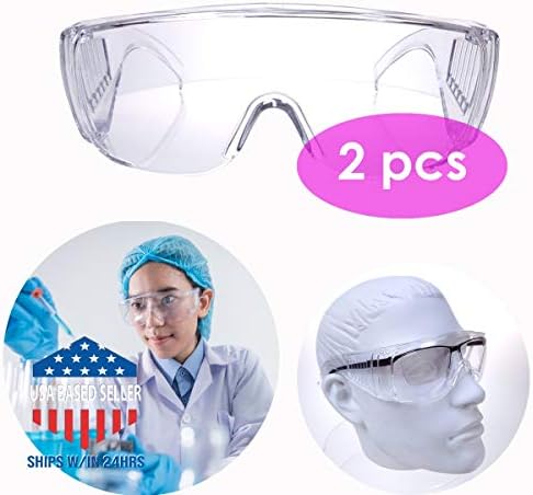 Propport 2 Безбедносни заштитни лаборатории за лабораториски очила за заштита на очите, лабораториски очила за отпорни на прскање…
