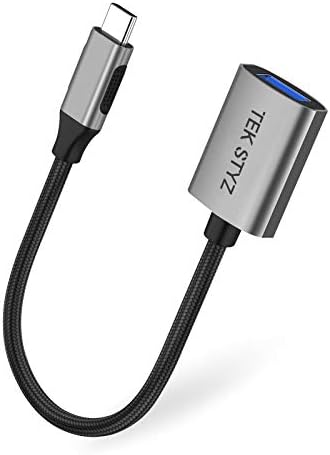 TEK Styz USB-C USB 3.0 адаптер компатибилен со вашиот JBL мелодија 115TWS OTG Type-C/PD машки USB 3.0 женски конвертор.