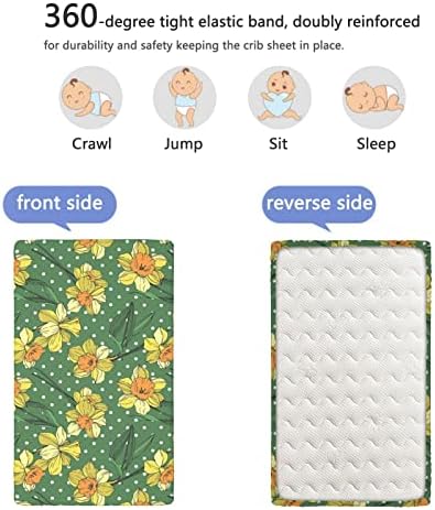 Гроздобер тематски вграден креветче за креветчиња, стандарден душек за креветчиња, ултра мек материјал-бебешки креветчиња за
