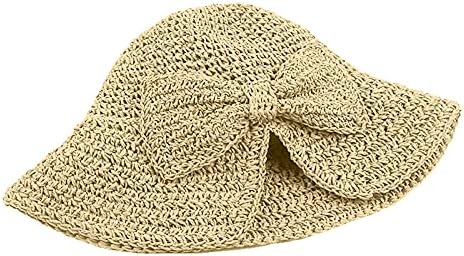 Каубојски капи за жени лето обична слама рибарска капа капа дами мода сончање на плажа бејзбол капачиња