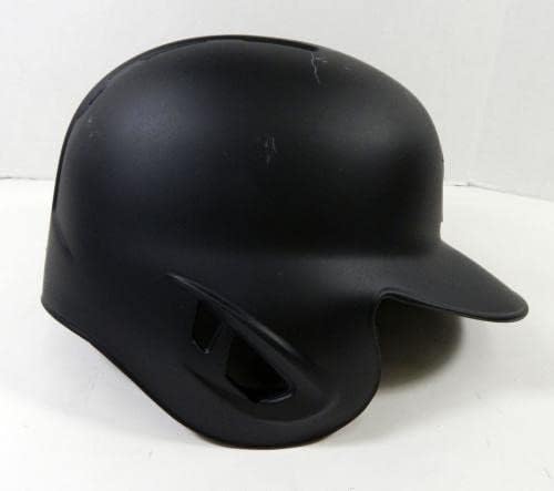2019-21 Игра во Мајами Марлин издадена црна шлем 7.625 DP17942 - Игра користена МЛБ дресови