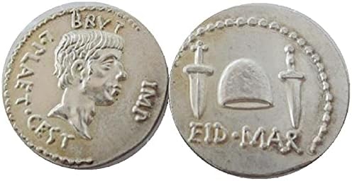 Сребрена Римска Монета Странска Копија Сребрена Позлатена Комеморативна Монета РМ31 Јуанг Римска Монета Странска Копија Сребрена Комеморативна