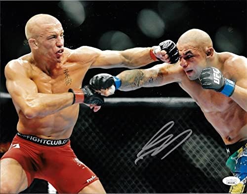 Georges ST -Pierre потпиша 8x10 Photo UFC JSA Беве сведоци на COA - Автограмирани фотографии од UFC