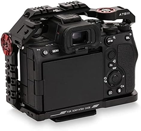 Tilta целосен кафез на фотоапаратот за камера Sony A7S III, црна
