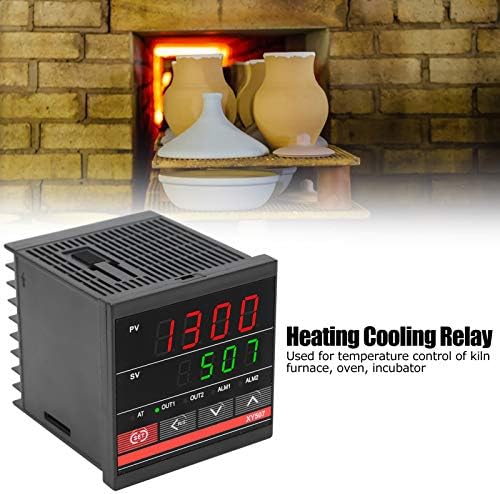 Контролер на температурата PID XY507 100‑240V AC Интелигентен термостат регулатор Индустриски реле за ладење на греење