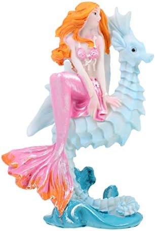 Торта Ipetboom Украсување Минијатурни Сирена Модел Сирена Принцеза Статуа Аквариум Уредување Статуа Наутички Крајбрежни Морски