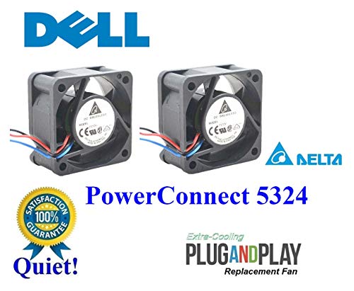 Fans за замена на тивка верзија на екстракулинг компатибилни за Dell PowerConnect PC5324 Dell 5324