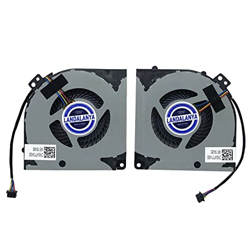 LANDALANYA Replacement New Laptop CPU and GPU Cooling Fan for Gigabyte Aorus X7 DT V5 V6 V7 Series DFS200005AA0T FH37 DFS541105FC0T