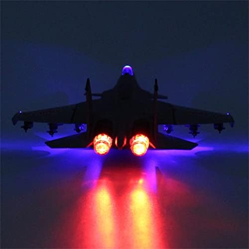 Csyanxing 1/100 скала легура F-22 авиони борбени напад на авион на авион модел Повлечете го симулацијата на симулација на воени авиони модел