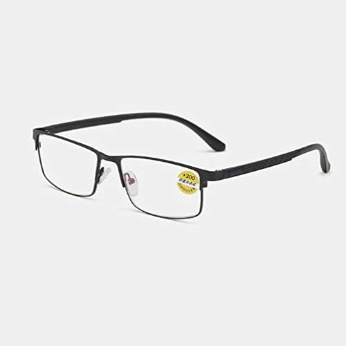 Метални Очила За Читање Веѓи Анти-Сина Светлина Машки Моден Бизнис Очила За Читање