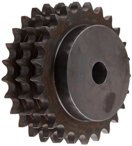 AMETRIC® 3042B33 METRIC 3042B33 ISO 08B-3 HUB Steel Sprocket 33 Заби за Ametric® No. 3042 Triple Strand Chain со, 12,7 mm терен, 7.75mm ролери