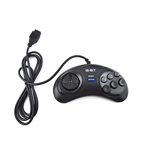 Контролер на играта на Адити Сега генеза за контролор со 16 битни контролор 6 копчиња GamePad за додатоци за игри на Sega MD