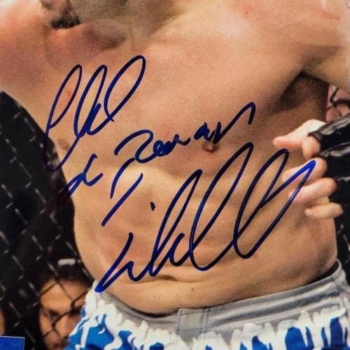 Чак Икмен Лидел Вандерлеи Силва потпиша 12х18 Фото Аутограф ~ PSA/DNA COA - Автограмирани UFC фотографии