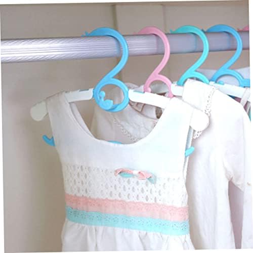 Toyvian телескопска закачалка за преклопување на облеката за облека прилагодлива облека за облека за облека Детска палто закачалки деца облечени закачалки бебешки о?