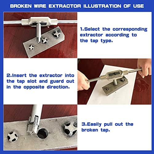 Допрете Екстрактор Скршена Глава Комплет За Отстранување Завртки Скршена Жица Екстрактор За Отстранување На Завртки