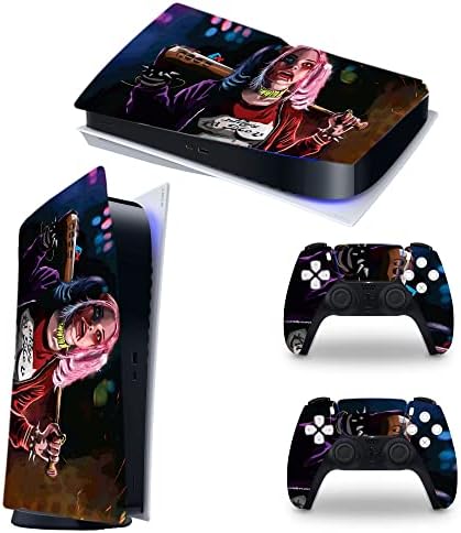 Луда Девојка-PS5 Кожата Диск Издание Конзола И Контролор Додатоци Покриваат Кожи Обвива За Playstation 5