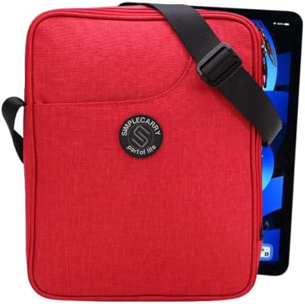 SimpleCarry Universal Table Sling Tote за 10-инчен таблет/торба за рамо на iPad, носење кутија за електронски додатоци-торба