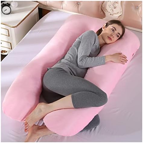 Yangxiup Перница бремена перница во форма на породилна перница бремени жени удобно меко перниче за спиење Тело породилно