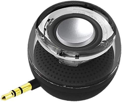 Преносен звучник за предводи, Crystal 3W 27mm 8Ω Мини безжичен звучник со 3,5 mm Aux Audio приклучок во јасен бас микро USB порт аудио пристаниште