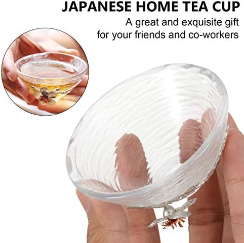 Cabilock гроздобер декор мини еспресо чаши пукани чаши саки чаши јапонски стил слива чаша чаша чаша за пиење за добро