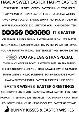 Креативни изрази Сортии среќни листови за сентимент на Велигден