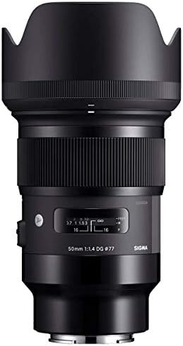 Sigma 50mm f/1.4 DG Hsm Уметнички Објектив За Sony E Mount Камери Со Sandisk Extreme PRO SDXC 128gb UHS-1 Мемориска Картичка
