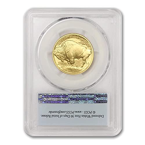 2008 W 1/2 мл Изгорени Американски Злато Бафало Монета СП-70 24K $25 PCGS SP70