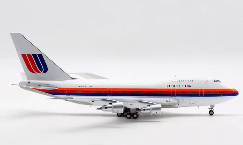 Inflight for United Airlines за Boeing B747SP N140UA 1/200 Diecast Aircraft претходно изграден модел