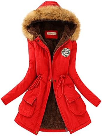 Зимска надворешна облека палто палто јакна женски зимски топло тенок качулка женски палто слатки лесни јакни жени