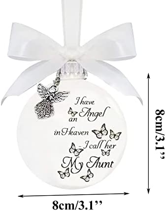 Божиќни топка Меморијални украси Организант за печатење на пеперутка за Божиќни приврзоци за спомен -роднини Божиќни украси домашни декор мини