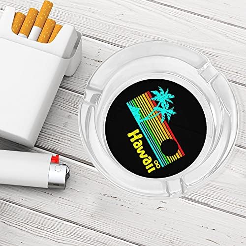 80 -тите ретро гроздобер Хаваи цигари пушачи стакло пепелници за пепел за таблета за домашни таблети
