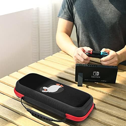 Смешен смешен прекинувач за носење куќиште компатибилен со Nintendo Switch заштитна тврда школка преносна торбичка за патувања со 20 касети за игри