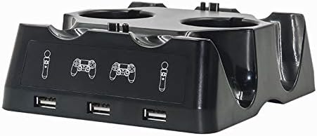 Чувство - еден 4 во 1 Биро Полнач Приклучете Квад Станица За Полнење За ДВИЖЕЊЕ НА ПС И PS4 Контролер Playstation 4 PS4 Слим PS4 Pro