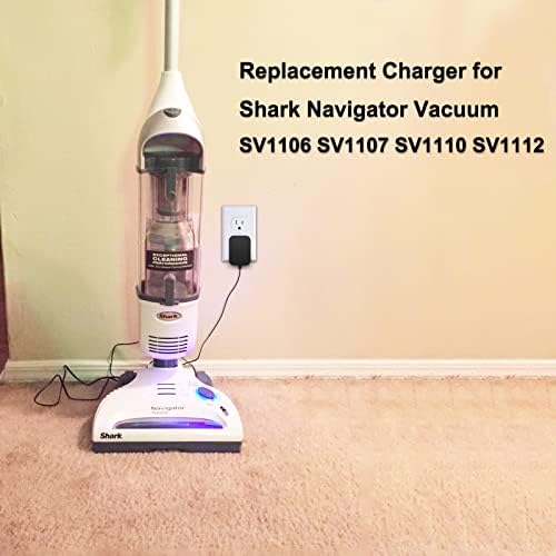 Полнач за ајкула SV1106 Navigator Freestyle Urright Bearless Stick Vacuum, ајкула SV1112 SV1107 SV1110 XBT1106N 14.4V Адаптер за вакуум за замена