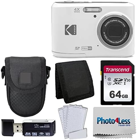Kodak PIXPRO Fz45 Дигитална Камера + Црна точка &засилувач; Снимајте Камера Случај + Надминете 64gb Sd Мемориска Картичка + Три-пати Мемориска