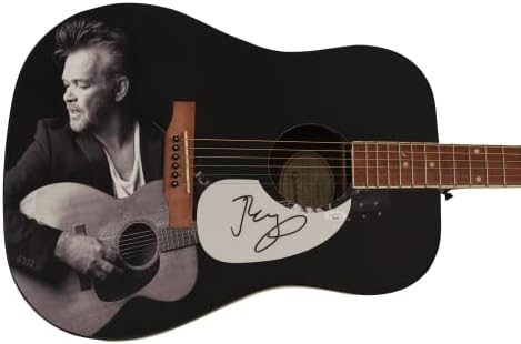 Couон Кугар Меленкамп потпиша автограм обичај Еден од еден вид 1/1 целосна големина Гибсон епифон Акустична гитара BBBBBB W/ James