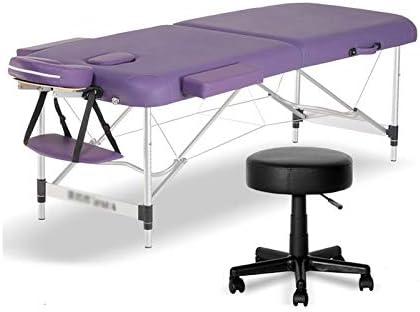 Масажа за масажа на масажа за масажа, преносен преклопен кревет за физиотерапија, прилагодлив и удобно водоотпорен и масло-доказ за масажа за
