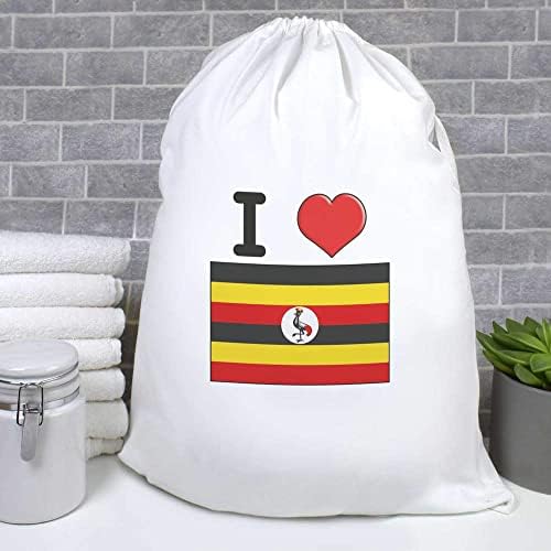 Азееда Ја Сакам Уганда Торба За Перење/Перење/Складирање