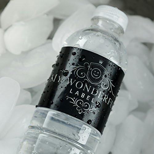 DesignThatsign 100 вазни од сончоглед на рустикално дрво свадба годишнина за ангажирање забава за шишиња со вода етикети невестински туш роденден