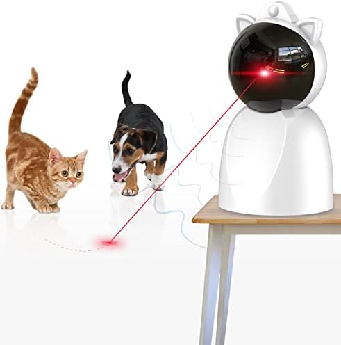 Валони Активирана Ласерска Играчка За Движење На Полнење Мачка Автоматски, Интерактивни Играчки За Мачки За Внатрешно Маче/Кучиња/Кученце,