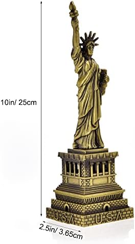 Ешато 10 инчи во САД статуа на статуата Скулптура во Newујорк Либерти Остров, Подароци за статуа на колекционерска фигура