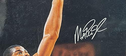 Меџик nsонсон потпиша автограмирана врамена фотографија Лос Анџелес Лејкерс ПСА l90235