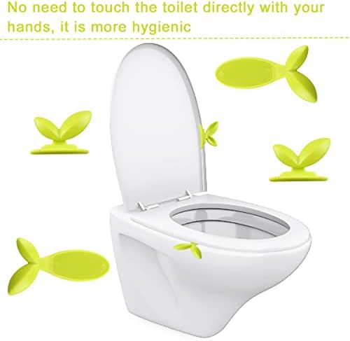 Рачка за покривање на тоалетот 6 парчиња за покривање на седиштето Избегнувајте допирање на обликот на лисјата, рачка за тоалетот за