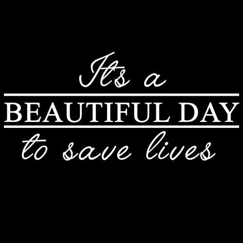 Греј е убав ден да се спасат животи Дерек Шепард 6 Винил налепници за налепници