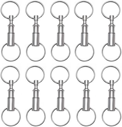 Ekloen Одвојување на клучните прстени за одвојување на клучеви со 2 прстени за разделување на тешки работи