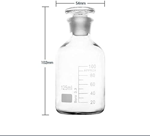 Hggdkdg Мал Врат Реагенс Шише Реагенс Стаклено Шише 60ml - 1000ml Лабораториски Реагенс Шише