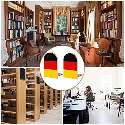 Знаме На Германија Дрвени Книги Трендовски Декоративни Книга Стојат За Дома И Канцеларија Полици Во собата на 2