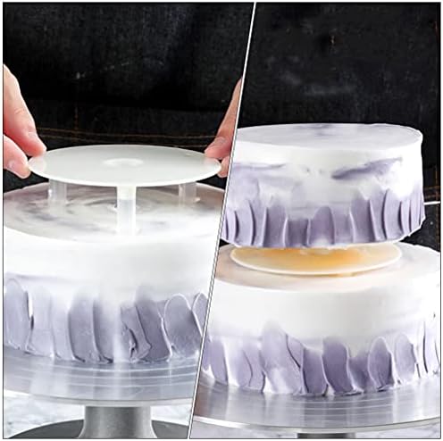 јојофуни 6 Поставува Табла За Торта Со Бели Шпилки За Нивоа На Торта Конструкција И Занаети Материјали За Правење Торта
