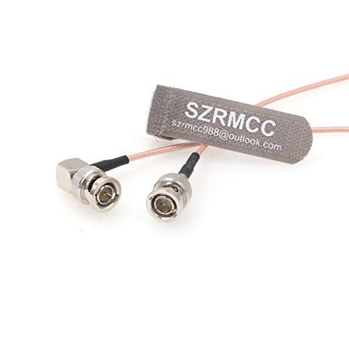 SZRMCC BNC Машки До Прав Агол BNC Машки 75ohm HD-SDI 3G RG179 Видео Коаксијален Кабел ЗА ARRI ЦРВЕНИ Блекмагични Камери Атомос Малхд Монитор